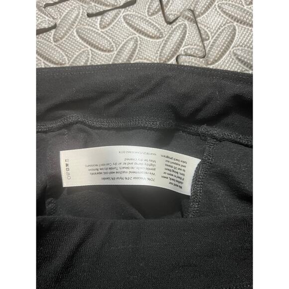 Eileen Fisher Womens Viscose Nylon Spandex Black Pants Stretchy Size XS - Picture 3 of 7